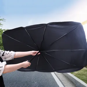 معدل الظل 99.9% واقي شمسية أوتوماتيكي مظلة للسيارة للنافذة الأمامية 99.9% Shade Rate Automatic Sunshade Car Sunshade for Front Window