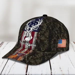 3D Classic Cap American Deer Hunting 2Personalized Name Cap Namashops