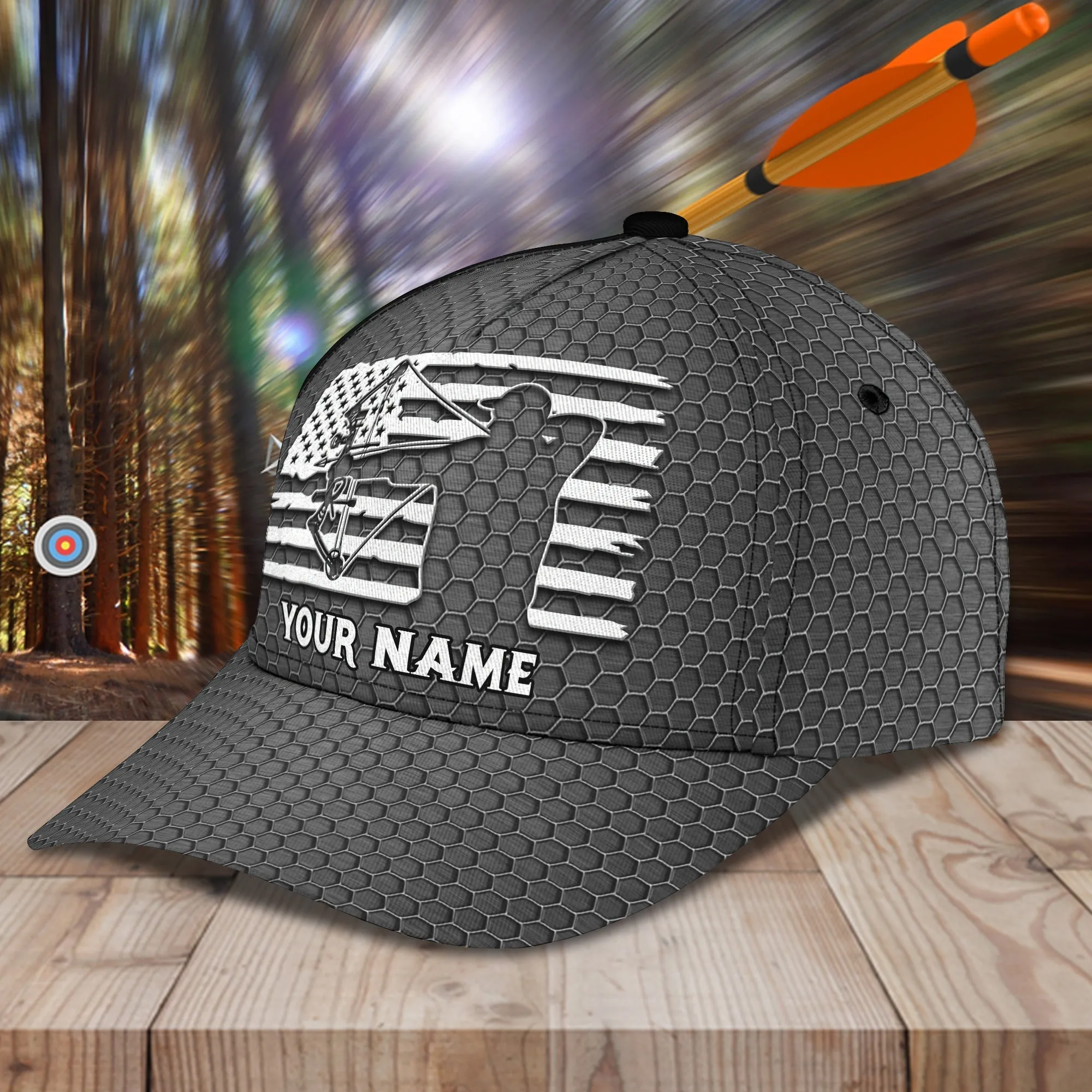 3D Classic Cap Archery F Personalized Name Cap 37 Namashops