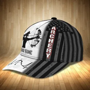 3D Classic Cap Archery Girl Personalized Name Cap Namashops