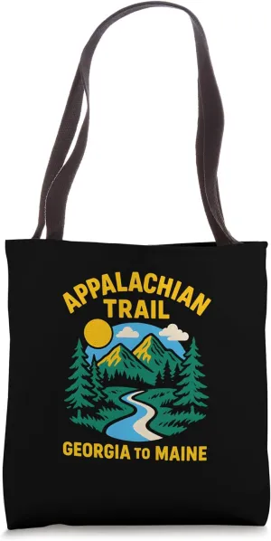 Appalachian Trail Georgia to Maine Vintage Women's Hiking Tote Bag