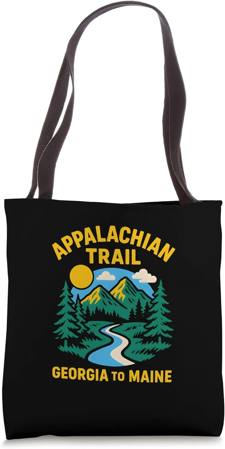Appalachian Trail Georgia to Maine Vintage Women's Hiking Tote Bag
