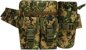 BLEMO Hiking Waist Bag for Women Fanny Pack for Men with Detachable Water Bottle Holder for Cycling Camping Climbing Hiking Trekking Running Hunting F