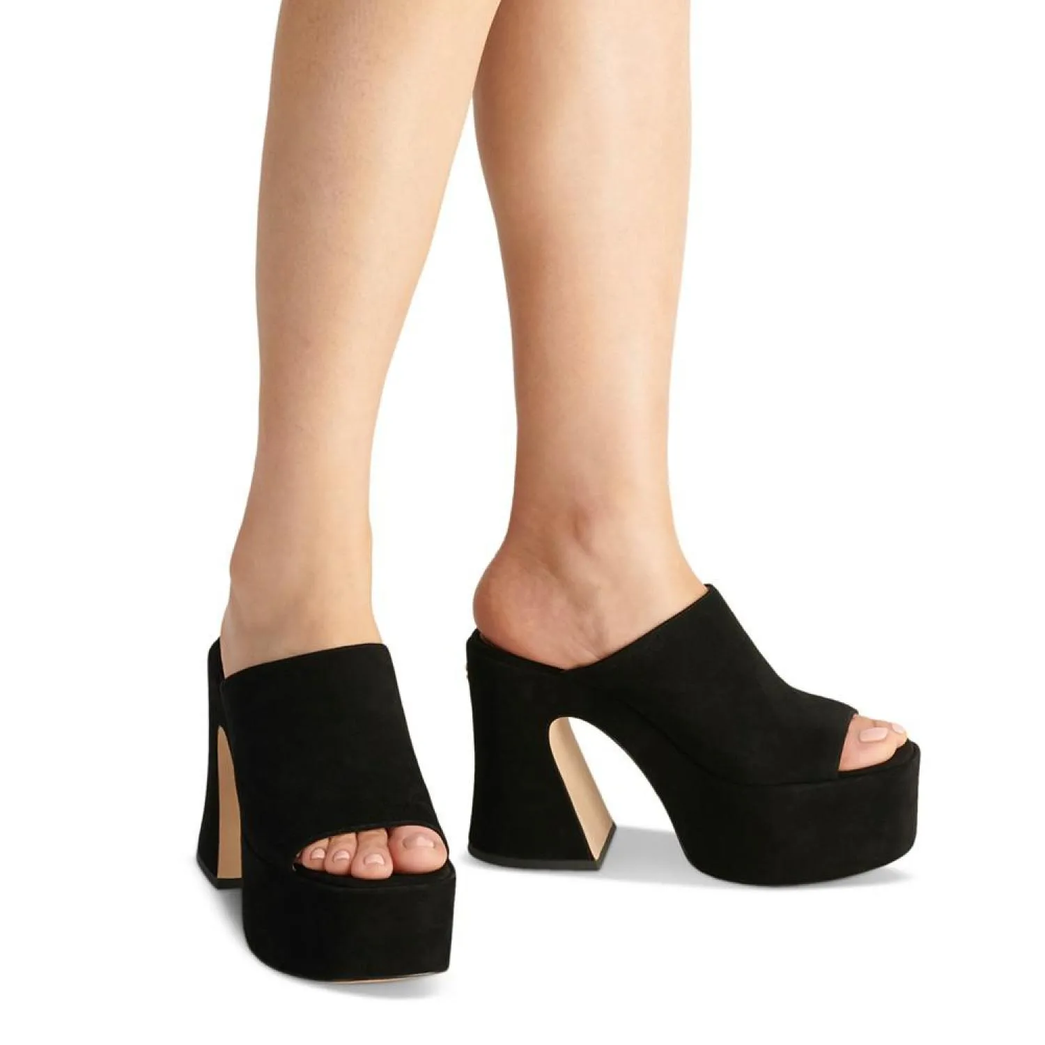 Bobi Woven Slip-On Platform Sandals
