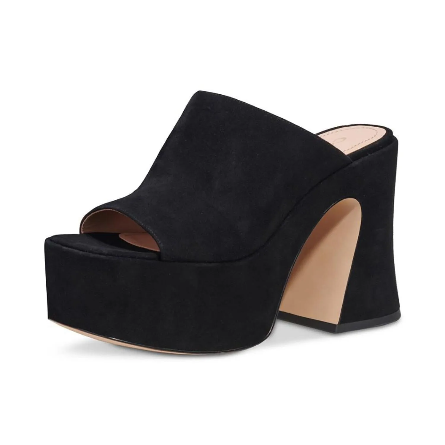 Bobi Woven Slip-On Platform Sandals