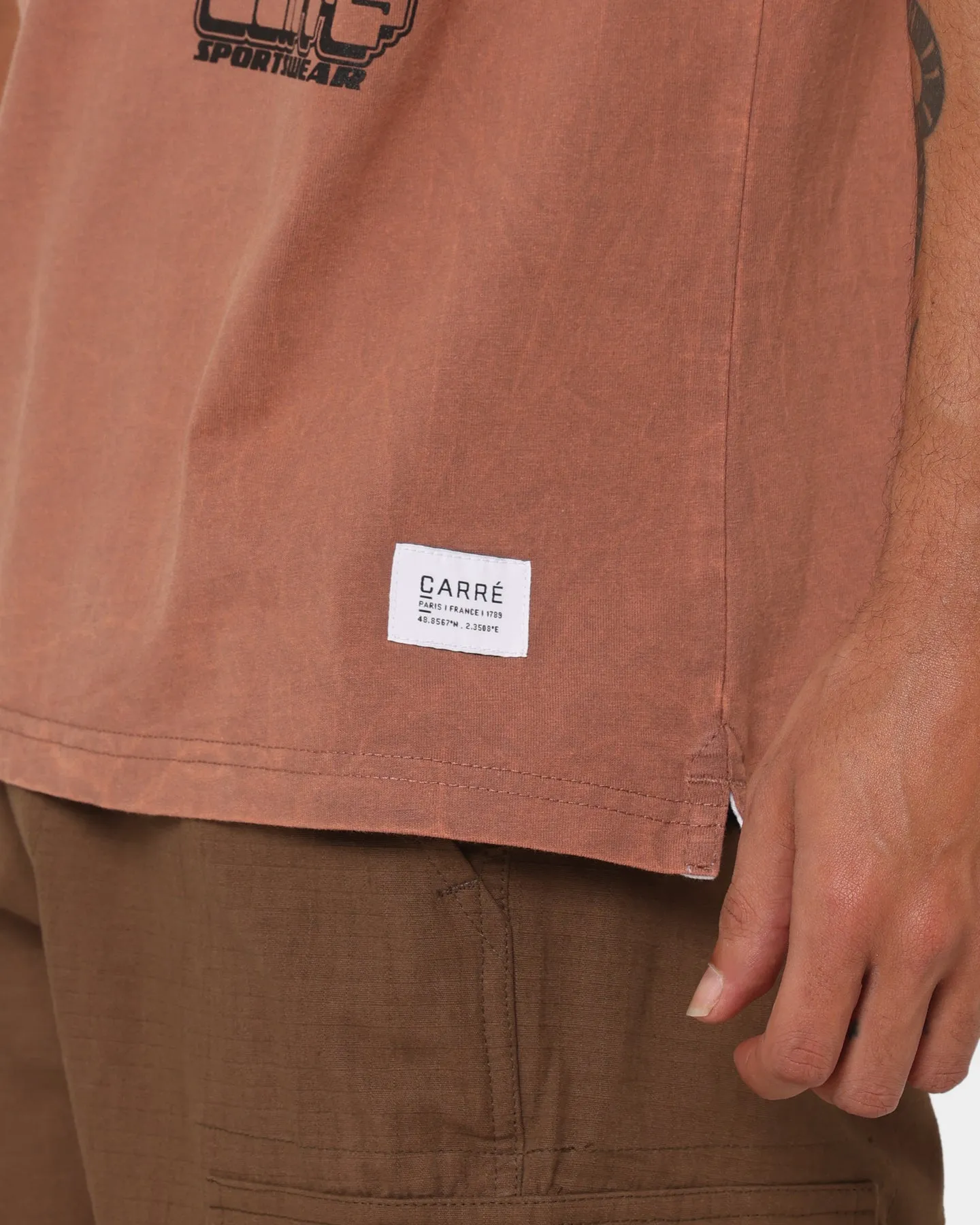 Carré Y2Paris T-Shirt Brown