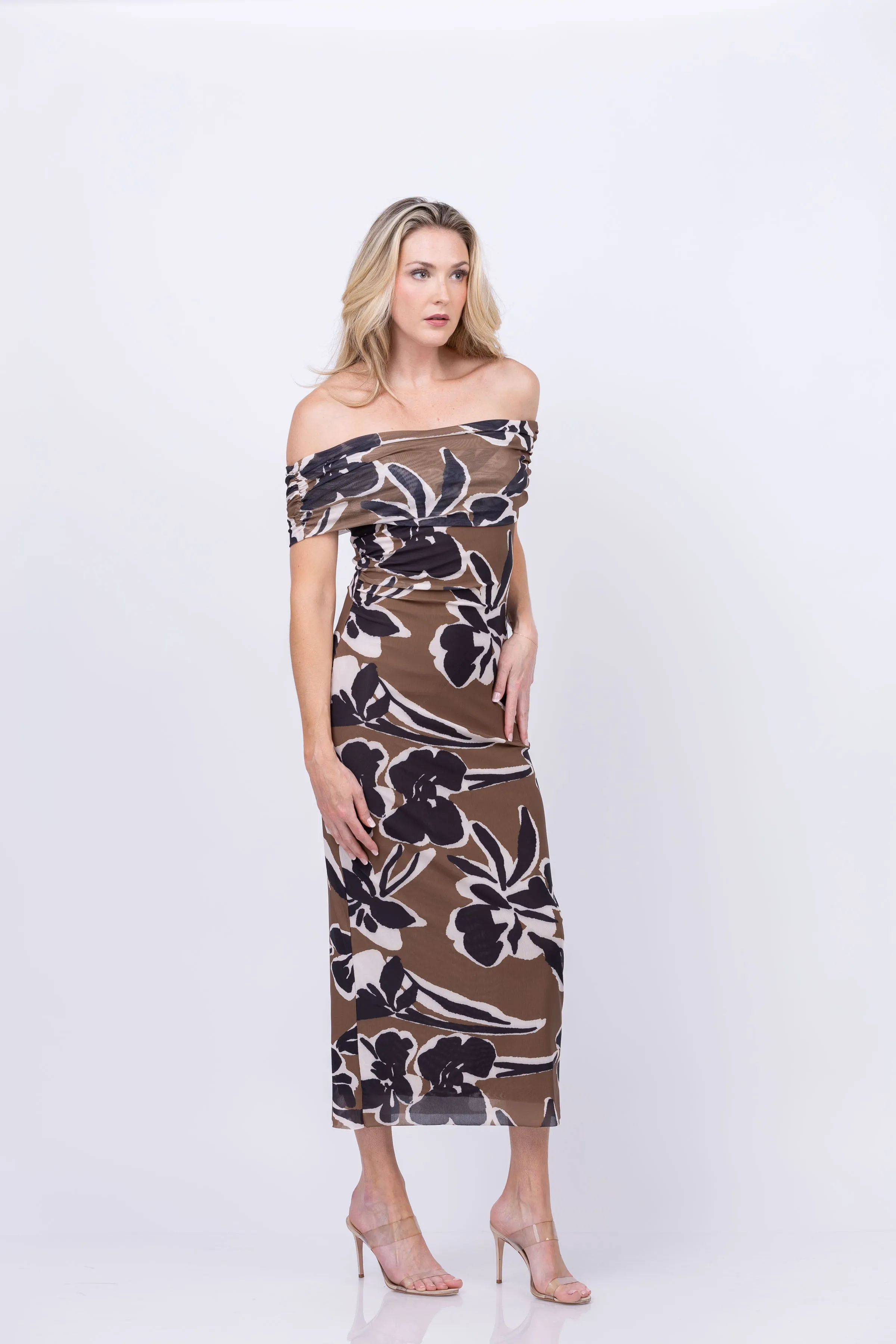 Cleobella Cordelia Ankle Dress in Smoked Clover
