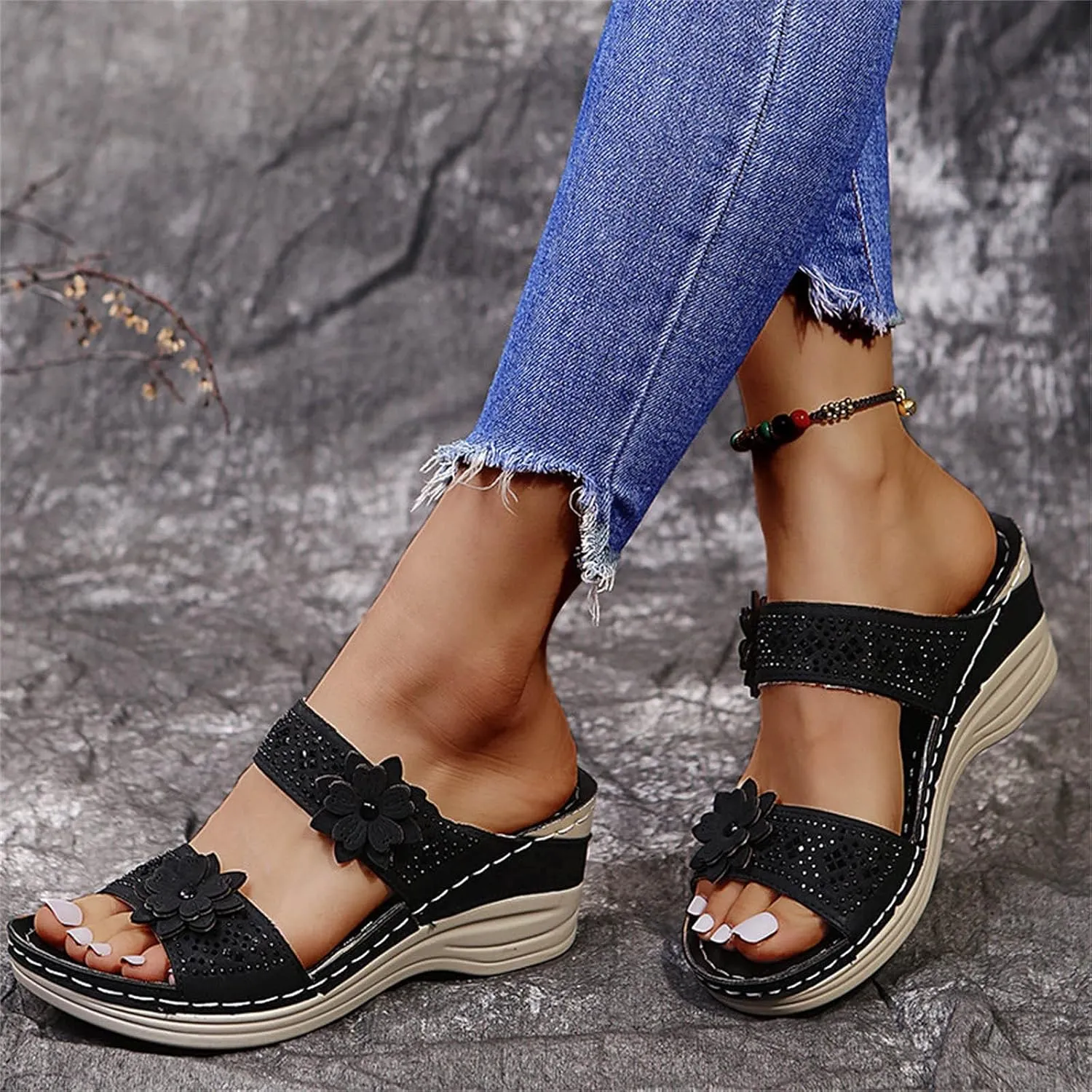 Comfortable Orthopedic Flip Flops Women Yoga Mat Thong Sandals Arch Support Summer Beach Walking Casual Non Slip Outdoor