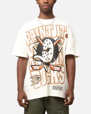 Culture Kings Anaheim Ducks Lets Go Ducks Heavy T-Shirt Off White
