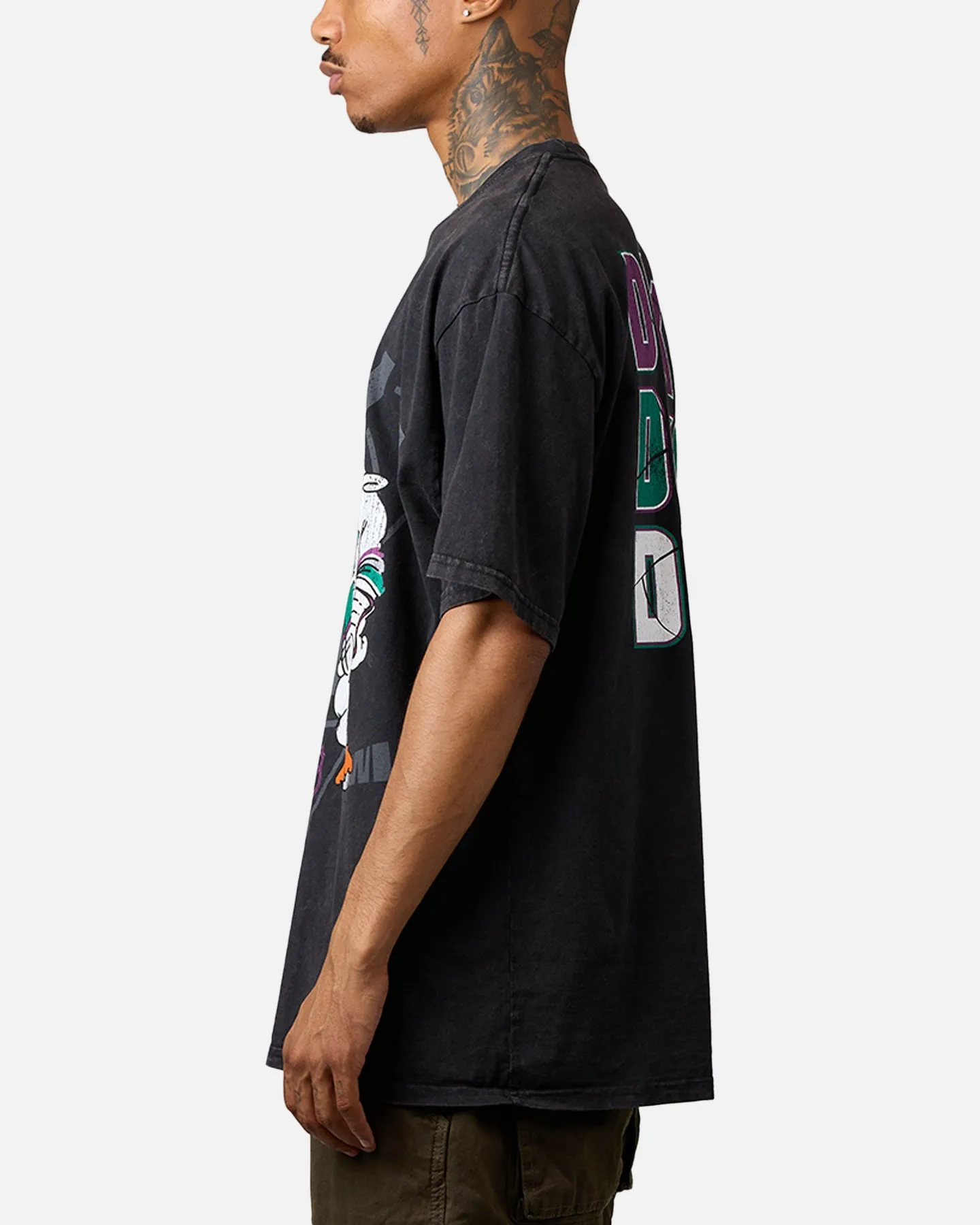 Culture Kings Anaheim Ducks Smash T-Shirt Washed Black