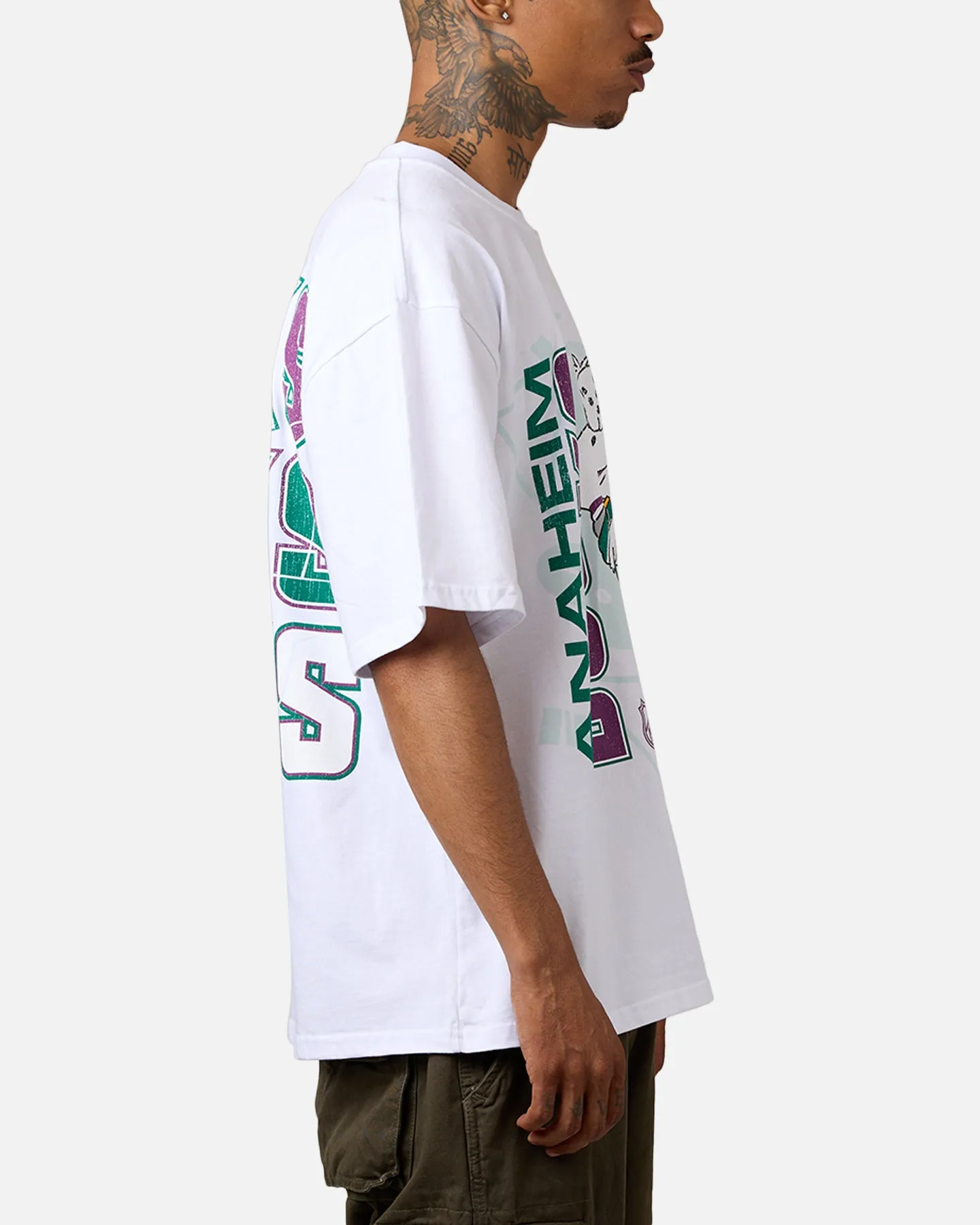 Culture Kings Anaheim Ducks Smash T-Shirt White