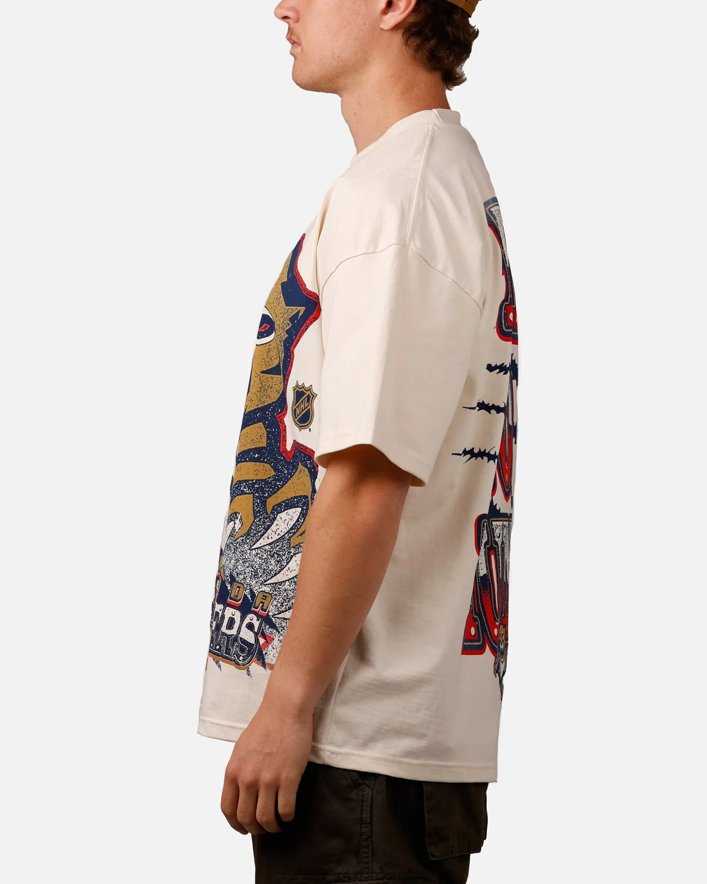 Culture Kings Florida Panthers Vintage T-Shirt Off White