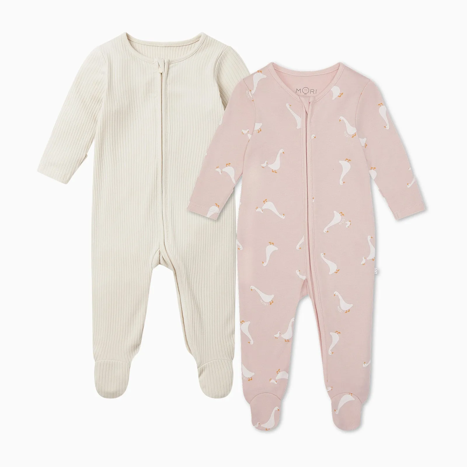 Duck Clever Zip Sleepsuit 2 Pack