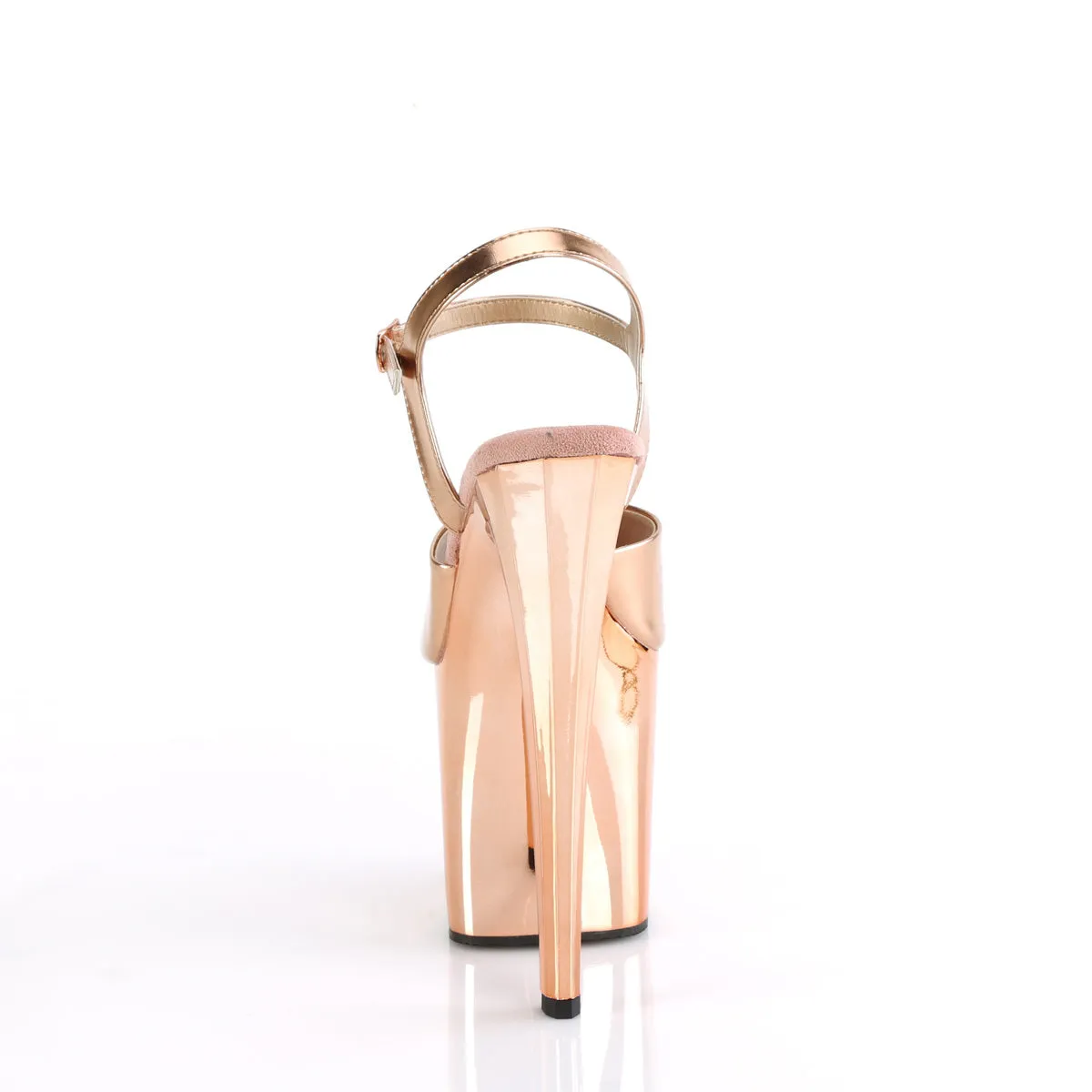 ENCHANT-709 Pleaser Rose Gold Glitter Sexy Platform Shoes (Pole Dancing Heels)