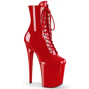 FLAMINGO-1020 Pleaser Red Patent Sexy Platform Shoes (Pole Dancing Heels)