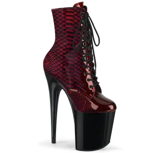 FLAMINGO-1020SP Pleaser Red Sexy Platform Shoes (Pole Dancing Heels)