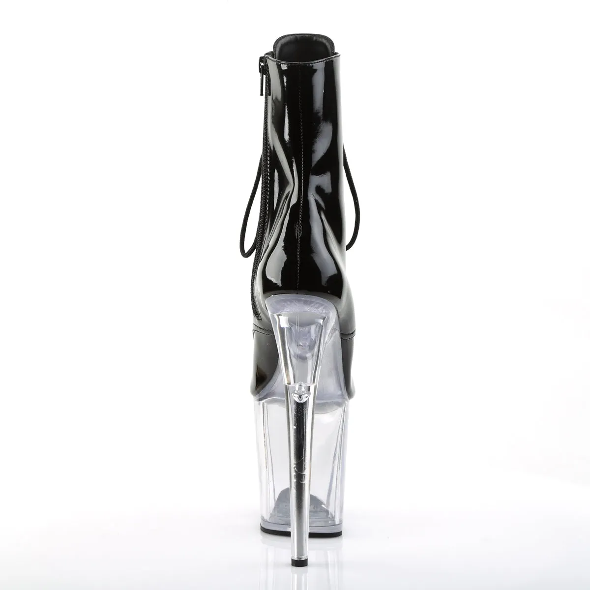 FLAMINGO-1021 Pleaser Black Patent Sexy Platform Shoes (Pole Dancing Heels)