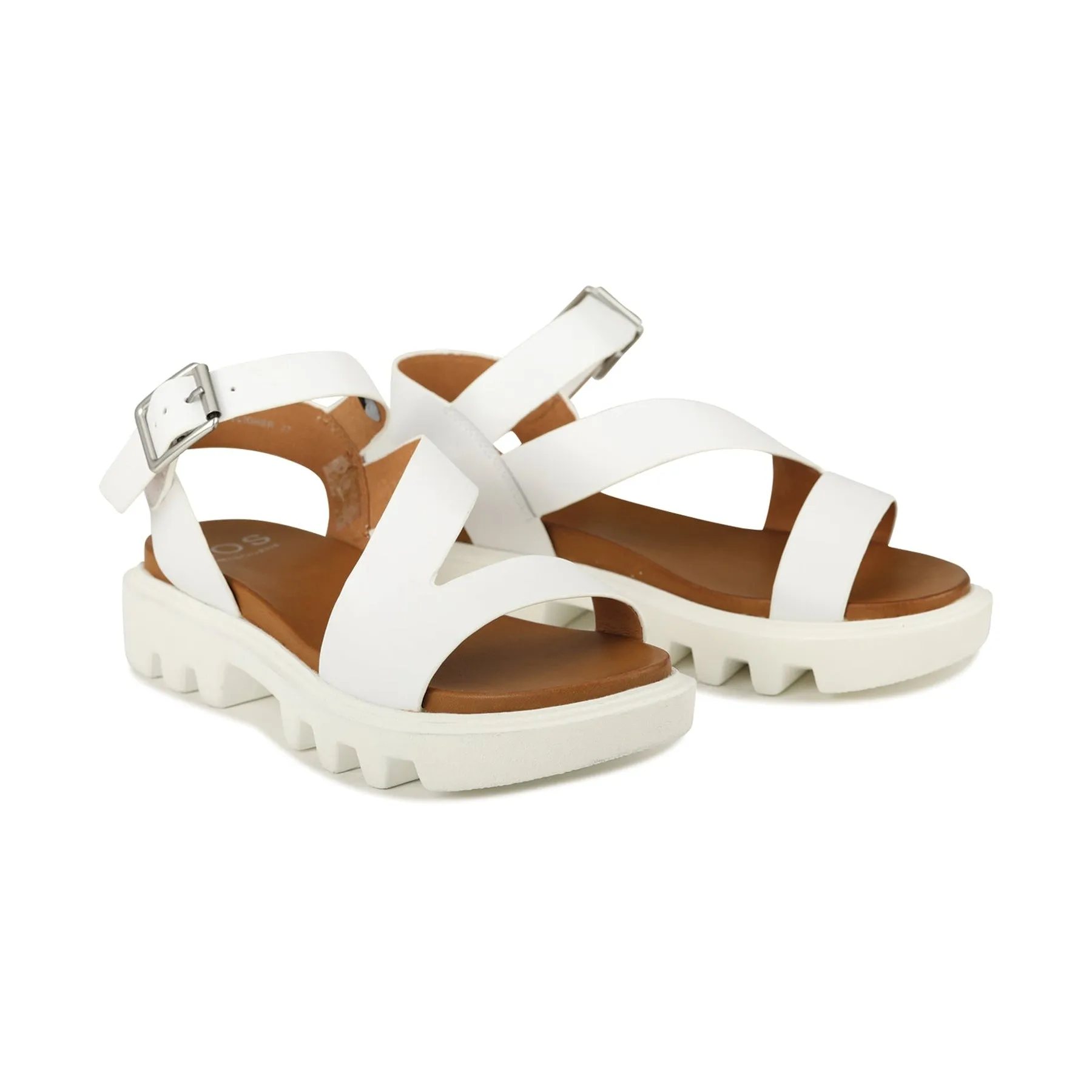 FLIGHER LEATHER PLATFORM SANDAL