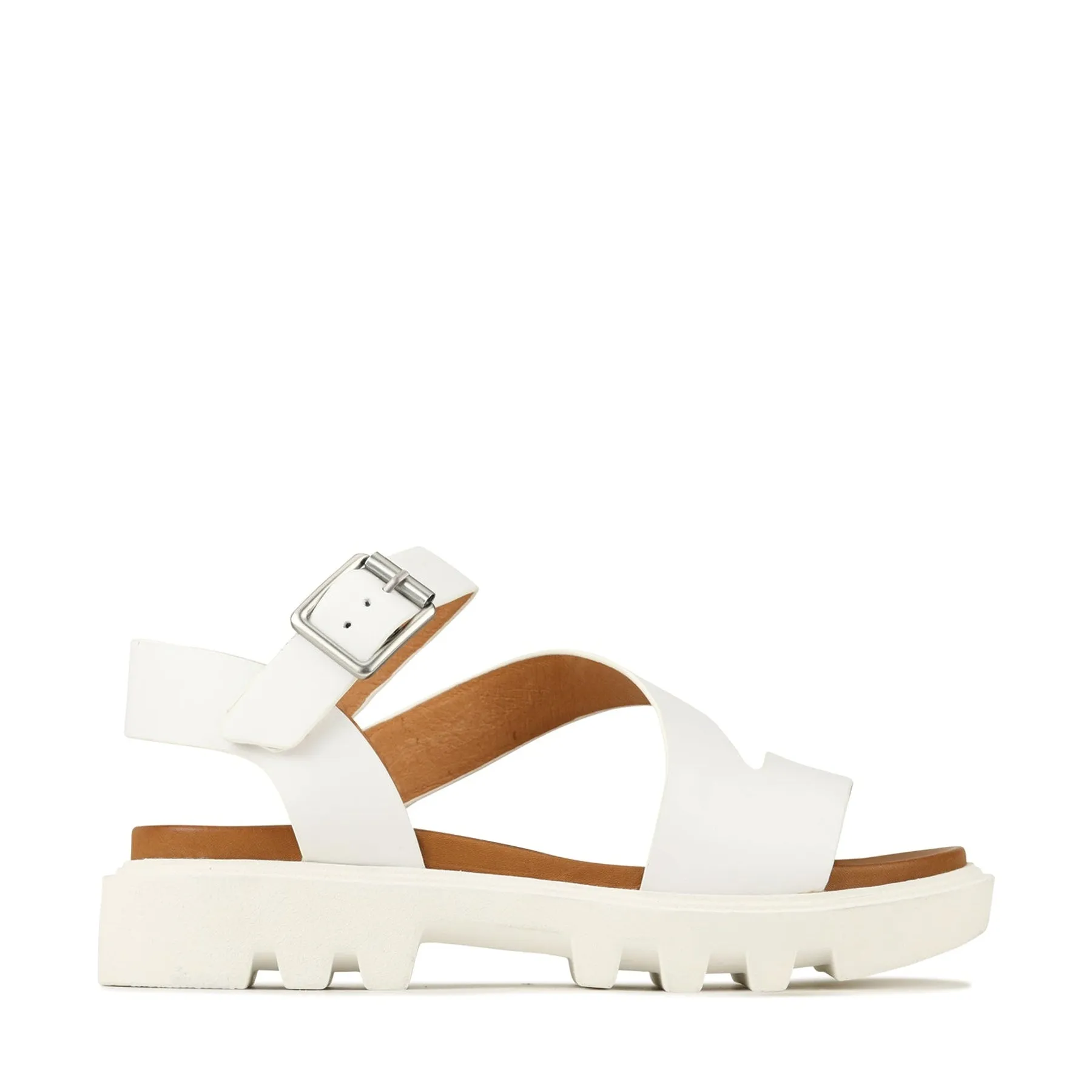 FLIGHER LEATHER PLATFORM SANDAL