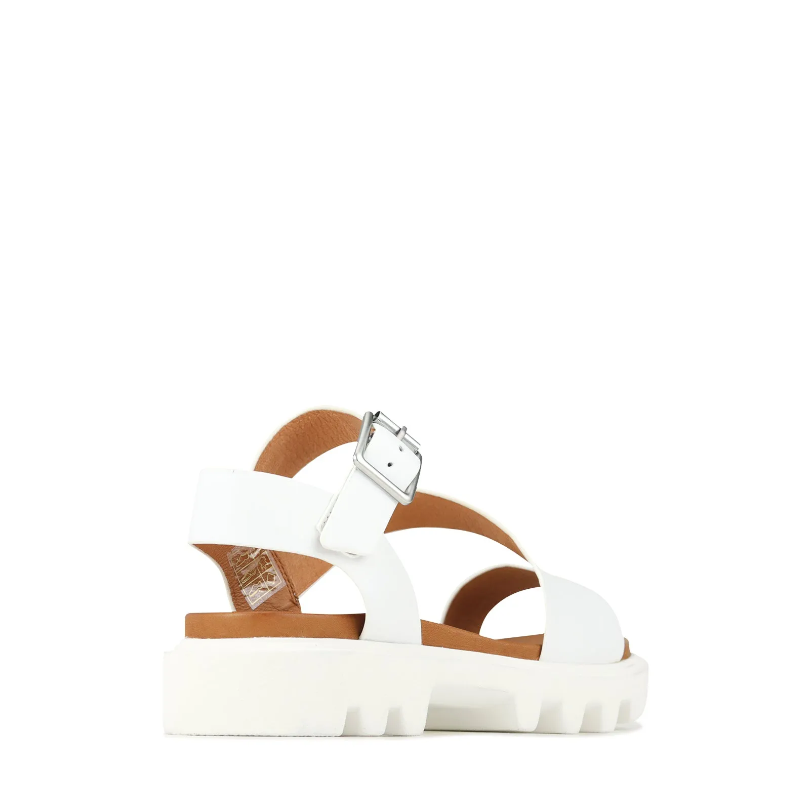 FLIGHER LEATHER PLATFORM SANDAL