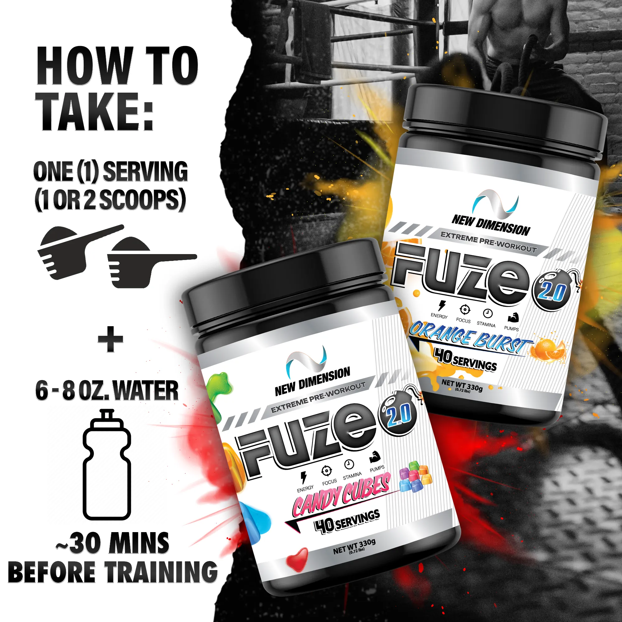 Fuze 2.0 Pre Workout [New Dimension]