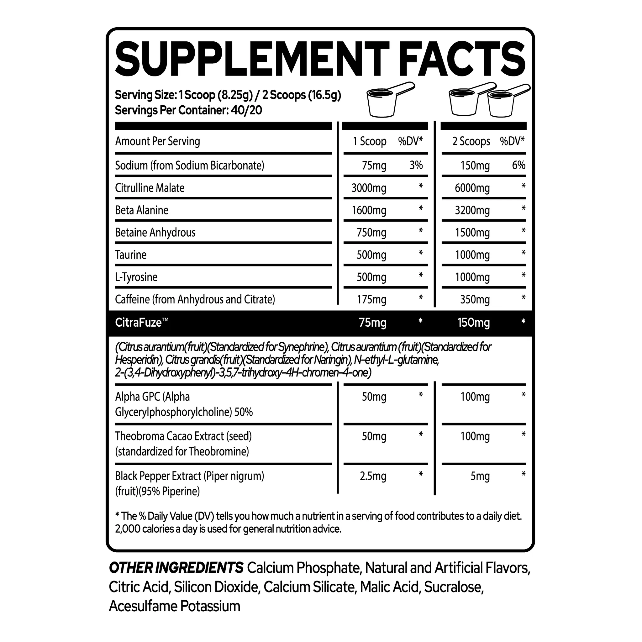 Fuze 2.0 Pre Workout [New Dimension]