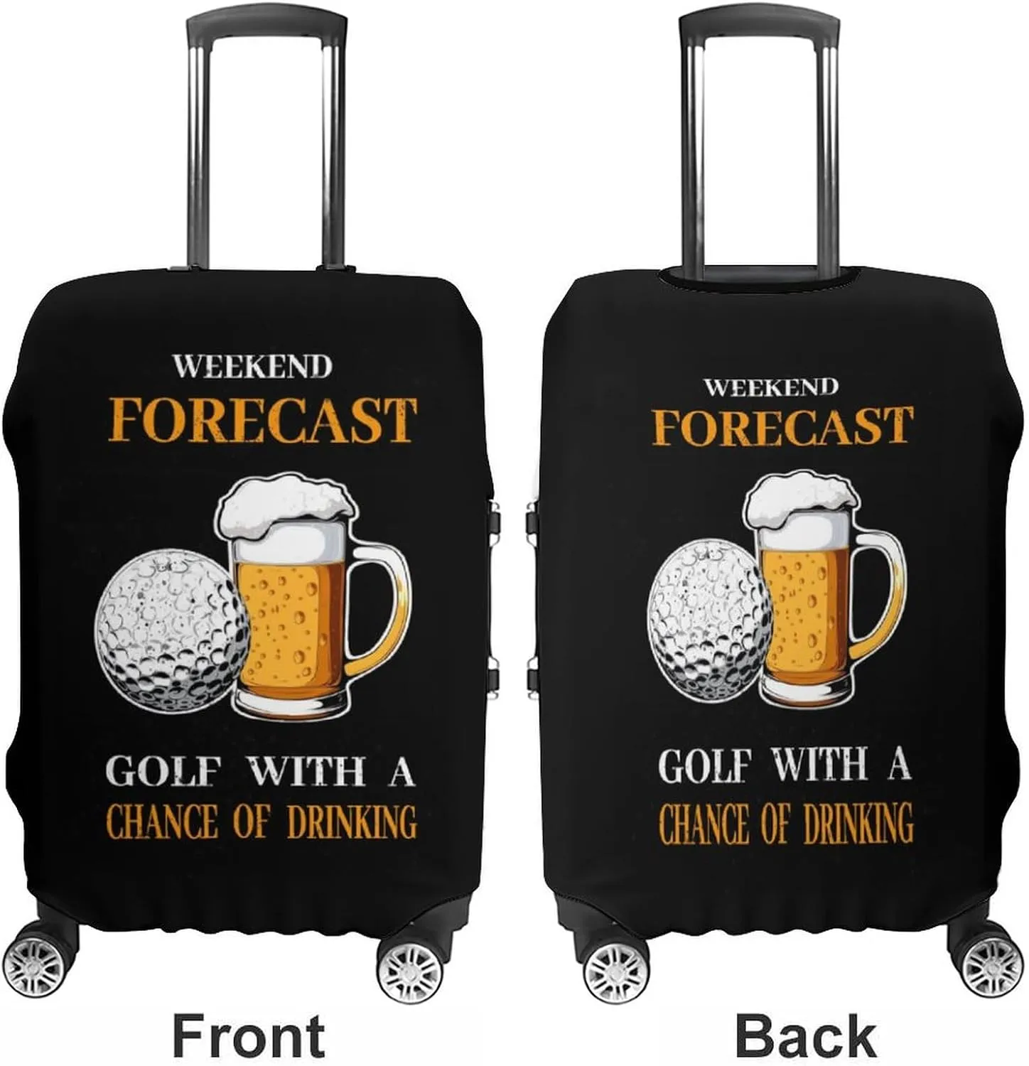 Golf Drinking Living Leisure Travel Suitcase Protector Luggage Cover Protective Washable Anti-scratch Baggage Cover