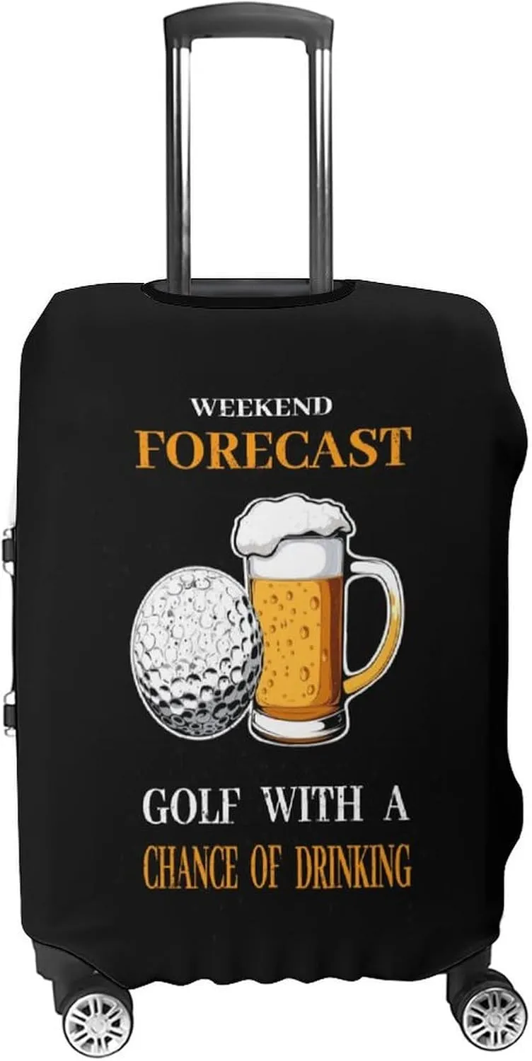 Golf Drinking Living Leisure Travel Suitcase Protector Luggage Cover Protective Washable Anti-scratch Baggage Cover