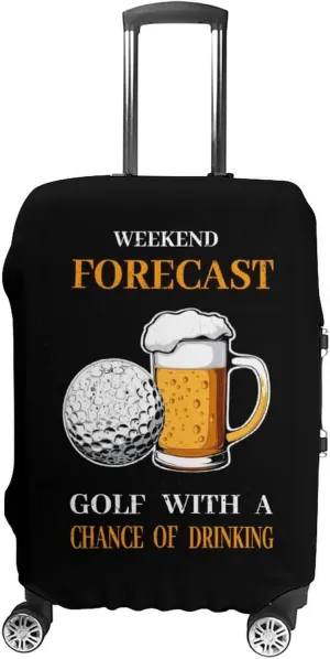 Golf Drinking Living Leisure Travel Suitcase Protector Luggage Cover Protective Washable Anti-scratch Baggage Cover