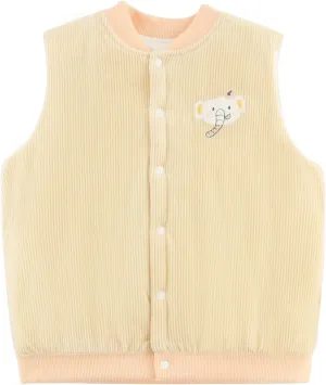 High Thick Baby Vest for Girls&Boys, Button Down Purcotton Toddler Cardigan Girl&Boys for Spring&Fall&Winter