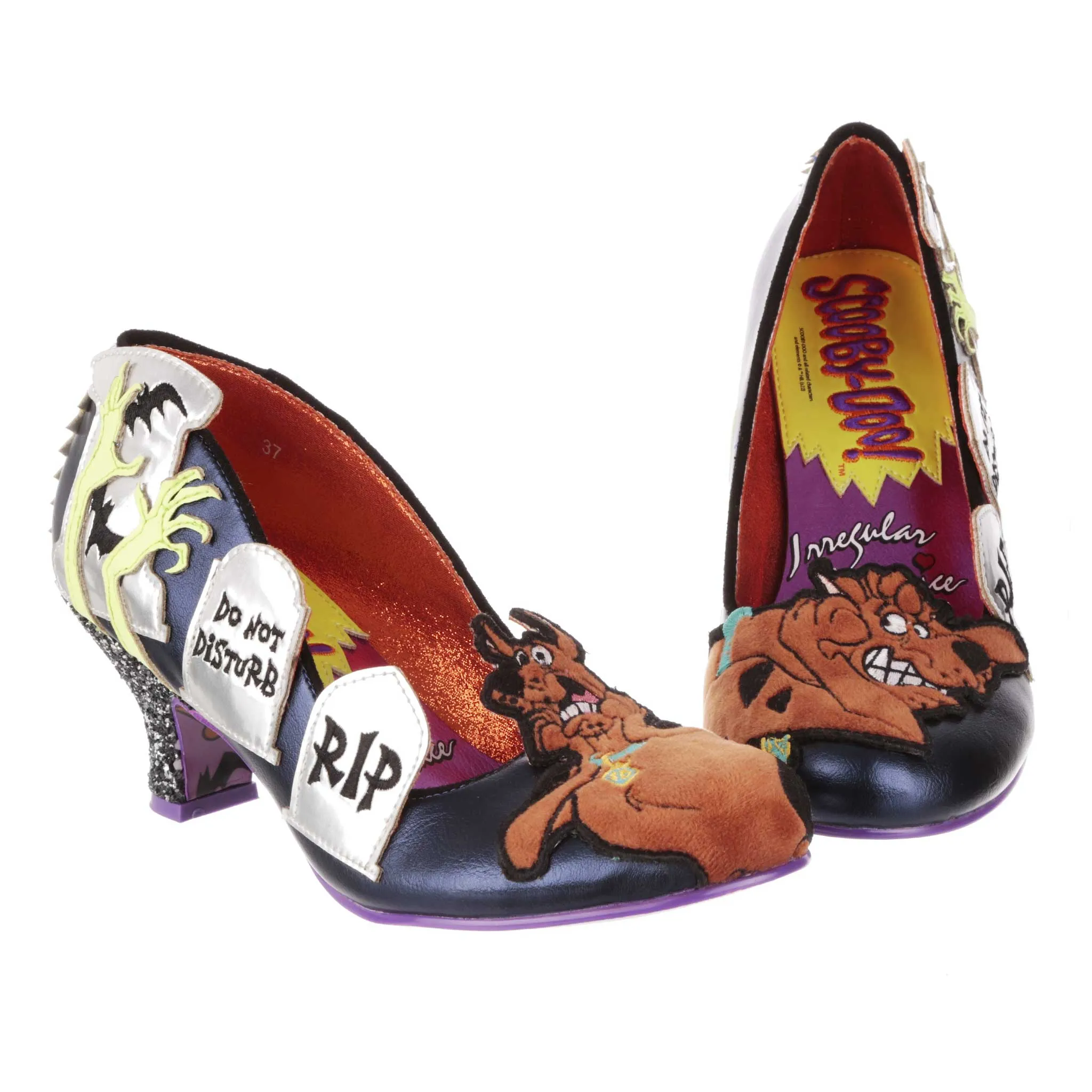 Irregular Choice Womens Scooby Doo Where Are You! High Heel - Green / Silver