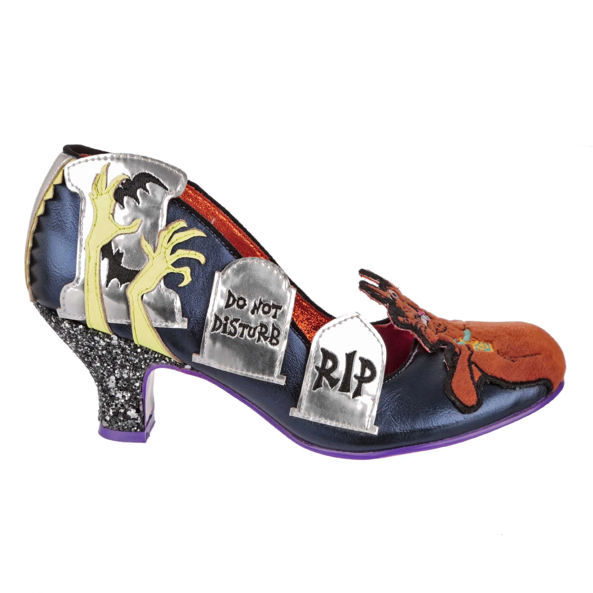 Irregular Choice Womens Scooby Doo Where Are You! High Heel - Green / Silver