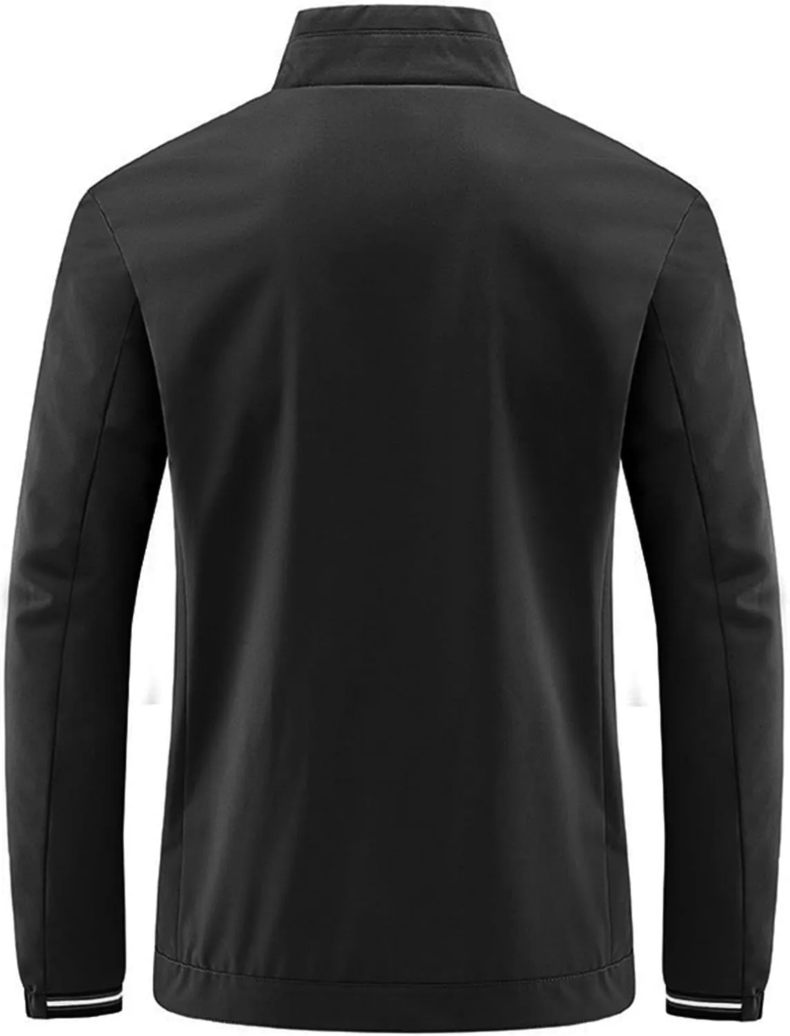 JEShifangjiusu Mens Casual Windproof Breathable Jacket Lightweight Windbreaker Rain Jacket Mesh Lined Collar Outdoor Overcoat
