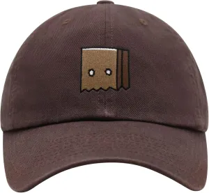 JPAK Paper Bag Mask Premium Dad Hat Embroidered Cotton Baseball Cap Funny