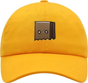 JPAK Paper Bag Mask Premium Dad Hat Embroidered Cotton Baseball Cap Funny