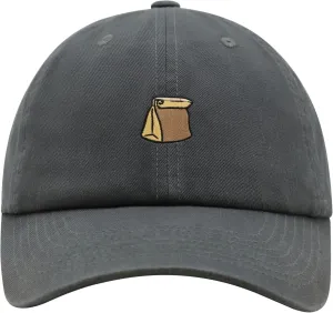 JPAK Paper Bag Premium Dad Hat Embroidered Cotton Baseball Cap Grocery