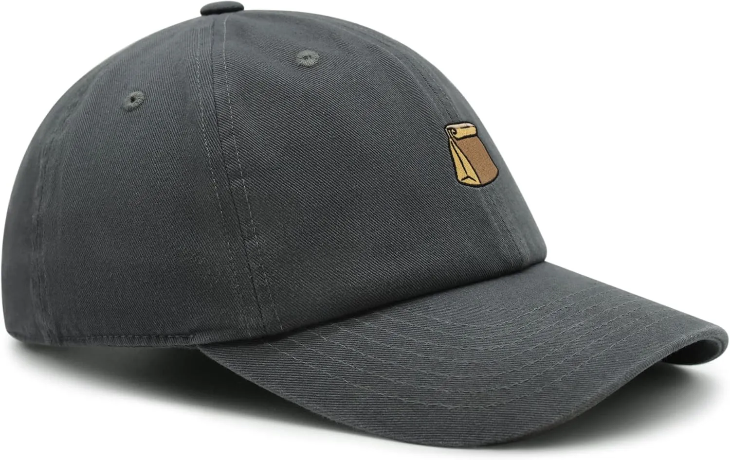 JPAK Paper Bag Premium Dad Hat Embroidered Cotton Baseball Cap Grocery