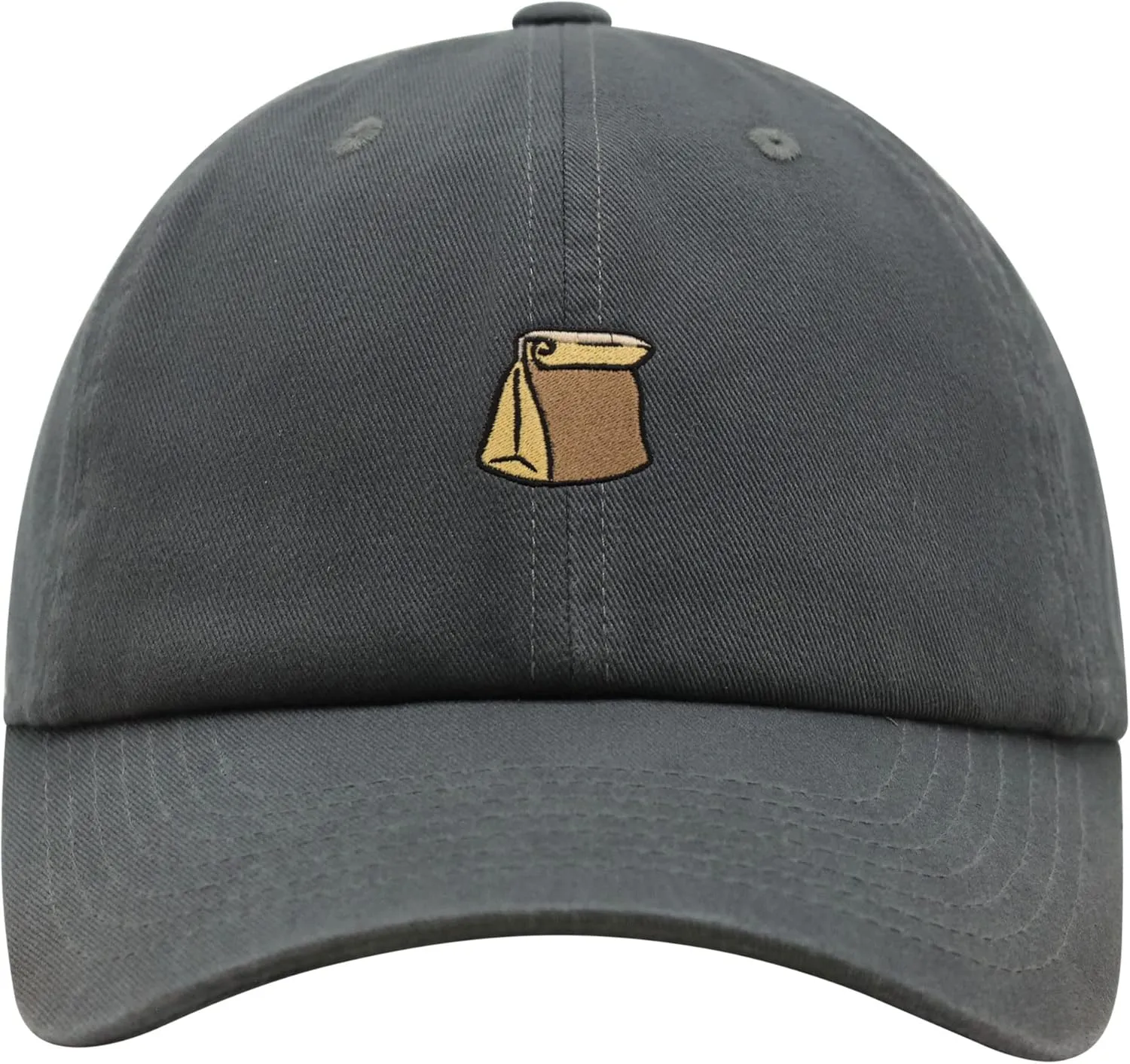 JPAK Paper Bag Premium Dad Hat Embroidered Cotton Baseball Cap Grocery