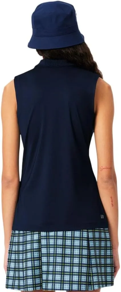 Lacoste Women's Slim Fit Uv Protect Stretch Golf Polo Shirt