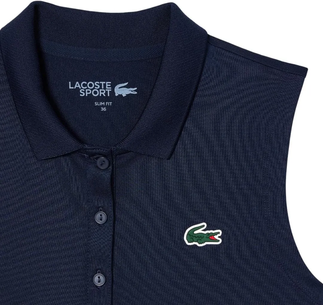 Lacoste Women's Slim Fit Uv Protect Stretch Golf Polo Shirt