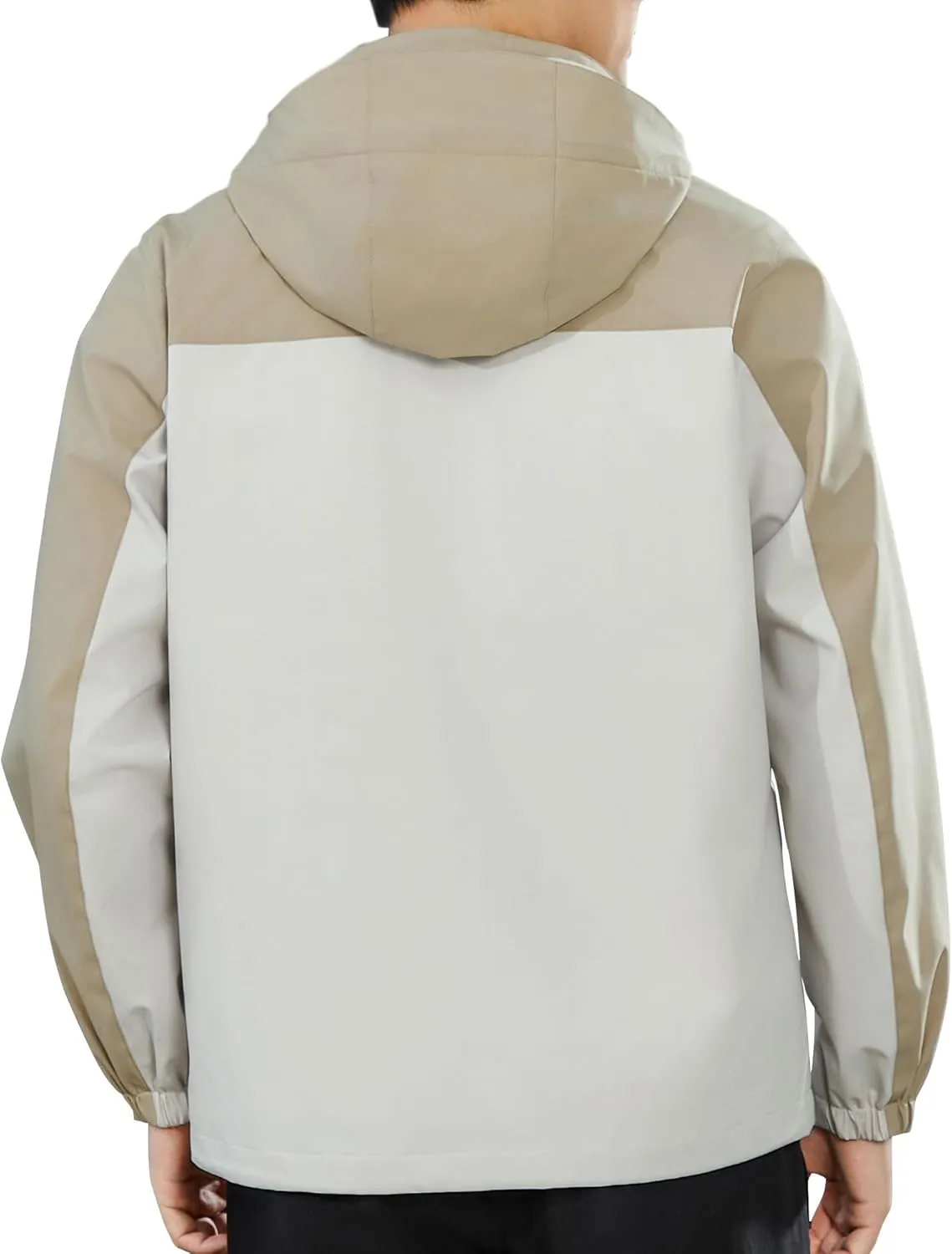Lightweight Hooded Raincoat for Men, Waterproof, Windbreaker, Hiking, Camping, Fishing