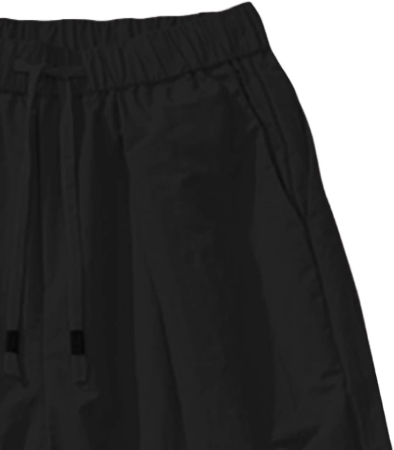 Mens Wide Leg Pants Plain Loose Fit Casual Pant Trendy Drawstring Waist Slacks Summer Fashion Trouser with Pocket