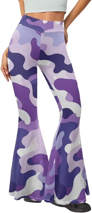 Modysero Comfy Yoga Pants Women High Waisted Bell Bottom Pants for Woman Personalized Print Flare Leggings Stretch