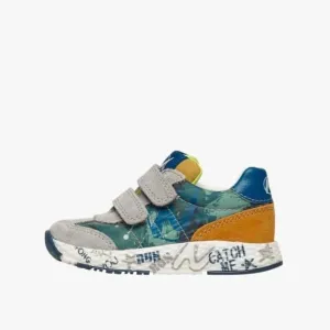 Naturino Jesko VL | Grey-Zucca Suede Kids Sneakers