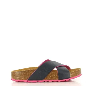 Plakton 341051 Navy Cross-Strap Sandals