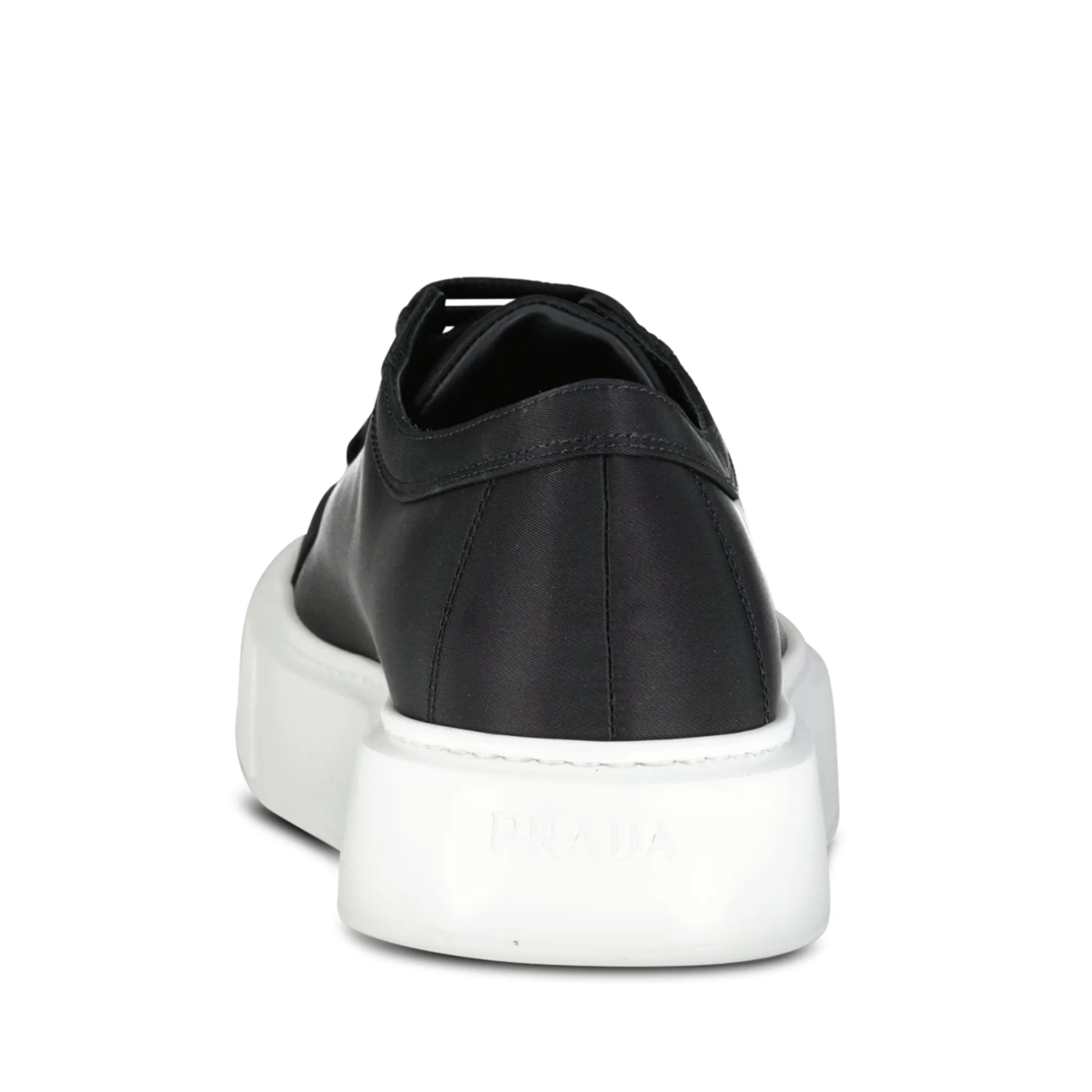 PRADA Nylon Triangle Logo Trainers Black