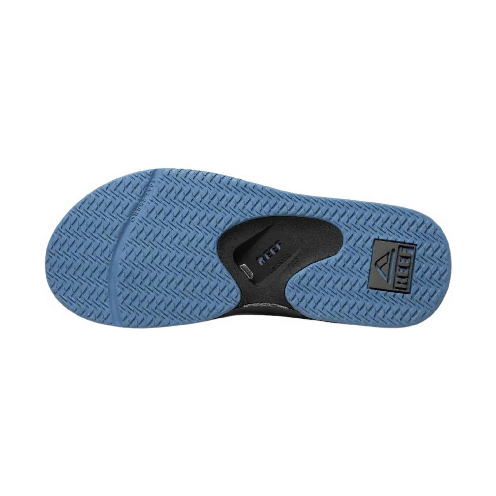 Reef Men's Fanning Flip Flop - Grey/Light Blue