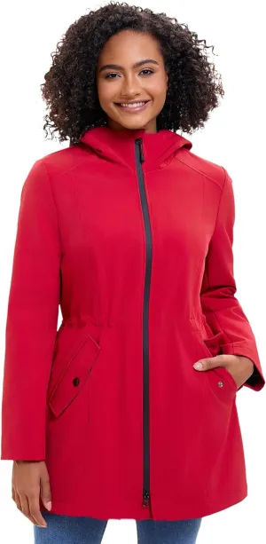 ROYAL MATRIX Women's Waterproof Rain Jacket Lightweight Hooded Breathable Windbreaker Softshell Jacket