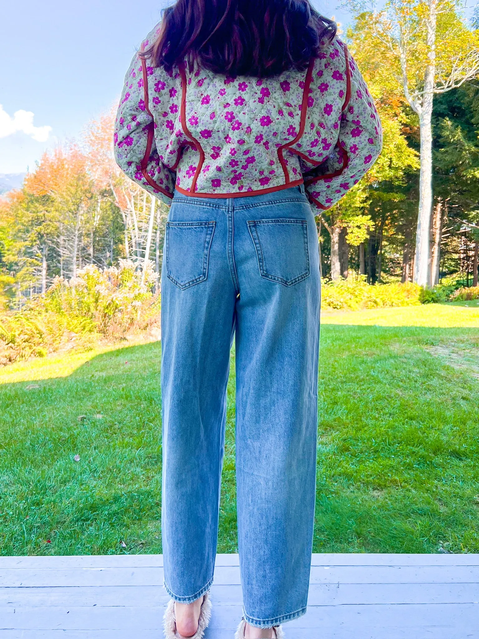 Run Around Barrel Jeans - Denim