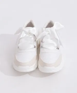 Satin Ribbon Sneakers